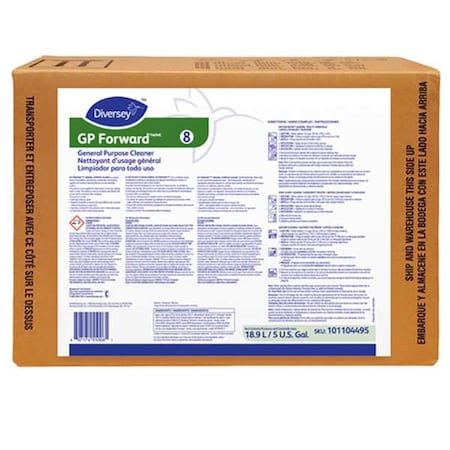 Diversey All Purpose Cleaner, Box, 5 gal, Citrus 101104495