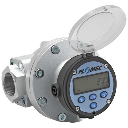 Flomec Electronic Flowmeter, 1 1/2", FNPT, 6.9" L OM040A001-822R5G