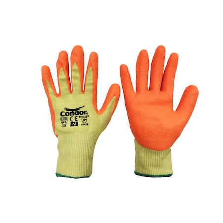 Condor Cut-Resistant Gloves, Cut Level A5 , Dipped , Nitrile , Foam , L 1 PR 61CV51