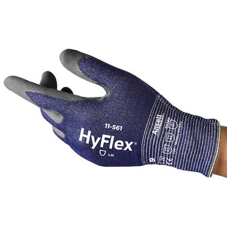 Ansell Cut Resistant Gloves, Cut Level A3 , Nitrile , Sandy , M 1 PR 11-561VP