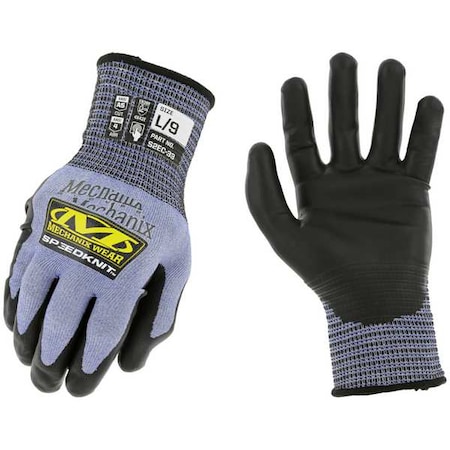 Mechanix Wear Cut-Resistant Coated Gloves, Cut Level A5 , Dipped , Water-Based Polyurethane , Smooth , 9 1 PR S2EC-33-009