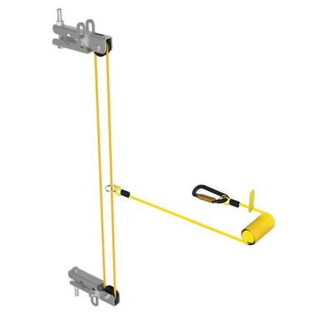 3M Ladder Anchor, 310 lb Weigth Capacity, 2,700 lb Tensile Strength, 1 Workers per System 6100566