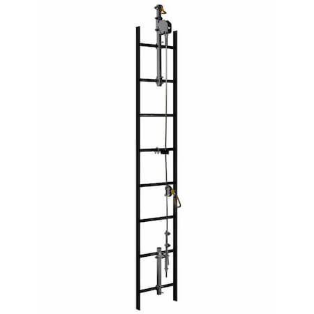 3M Lad-Saf Cable Vertical Safety System, 40 ft Length, 310 lb Weight Capacity 6119040