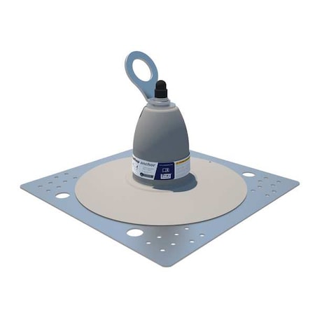 3M Roof Top Anchor, 16 in Length, 310 lb Weigth Capacity, Steel Anchor, Swivel D-Ring 2100140