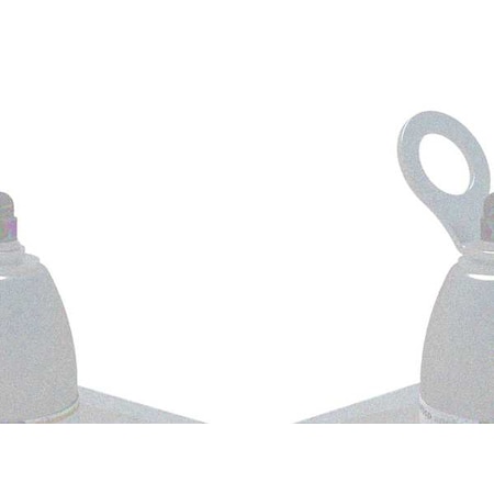 3M Roof Top Anchor, 16 in Length, 310 lb Weigth Capacity, Steel Anchor, Swivel D-Ring 2100142