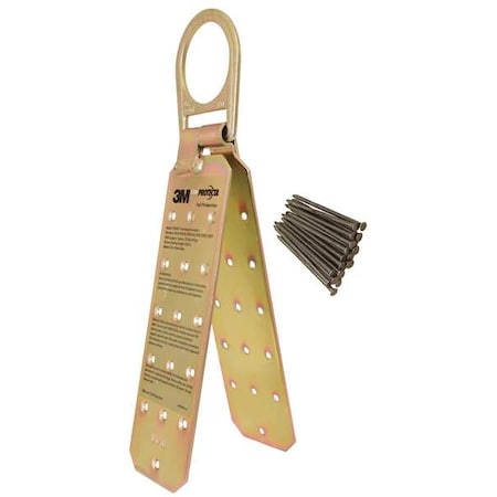 3M Roof Anchor, Not Applicable Length, 310 lb Weigth Capacity, Steel Anchor, 5,000 lb Tensile Strength 2104000