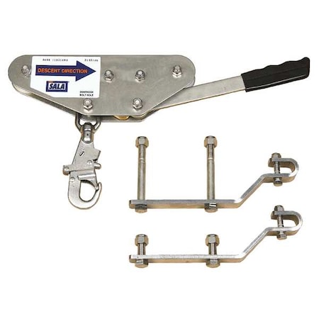 3M Hardware Kit, Silver, 310 lb Winch Cap. 3302976