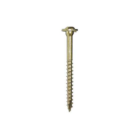 Grk Fasteners Deck Screw, 5/16 in x 4-1/4 in, Climatek, Flange