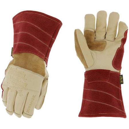 Mechanix Wear Torch Pulse Welding Gloves, Gauntlet Cuff, Keystone Thumb, Cowhide Leather, 9, 1 PR WS-FLX-009