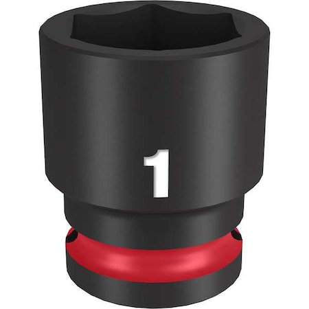 Milwaukee Tool 1 in. SHOCKWAVE Impact Duty 1/2 in. Drive Standard 6 Point Impact Socket 49-66-6210
