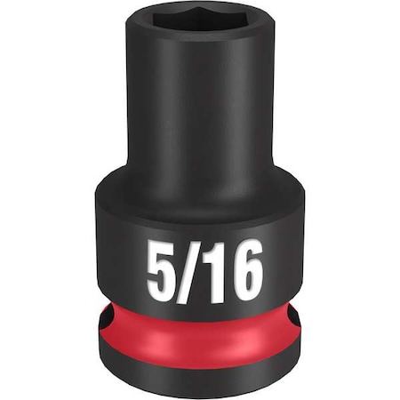 Milwaukee Tool 5/16 in. SHOCKWAVE Impact Duty 3/8 in. Drive Standard 6 Point Impact Socket 49-66-6102