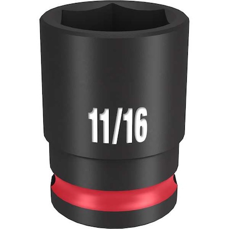 Milwaukee Tool 11/16 in. SHOCKWAVE Impact Duty 3/8 in. Drive Standard 6 Point Impact Socket 49-66-6109