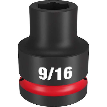 Milwaukee Tool 9/16 in. SHOCKWAVE Impact Duty 3/4 in. Drive Standard 6 Point Impact Socket 49-66-6300
