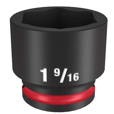 Milwaukee Tool 1-9/16 in. SHOCKWAVE Impact Duty 1/2 in. Drive Standard 6 Point Impact Socket 49-66-6219