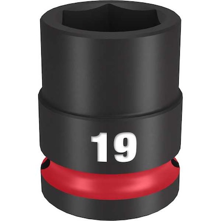 Milwaukee Tool 19mm SHOCKWAVE Impact Duty 1/2 in. Drive Standard 6 Point Impact Socket 49-66-6251