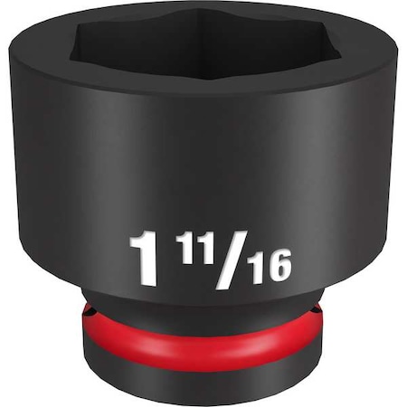 Milwaukee Tool 1-11/16 in. SHOCKWAVE Impact Duty 3/4 in. Drive Standard 6 Point Impact Socket 49-66-6318
