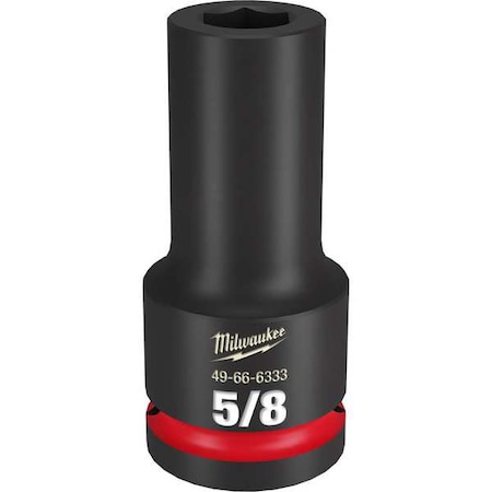 Milwaukee Tool 5/8 in. SHOCKWAVE Impact Duty 3/4 in. Drive Deep Well 6 Point Impact Socket 49-66-6333