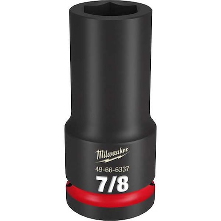 Milwaukee Tool 7/8 in. SHOCKWAVE Impact Duty 3/4 in. Drive Deep Well 6 Point Impact Socket 49-66-6337