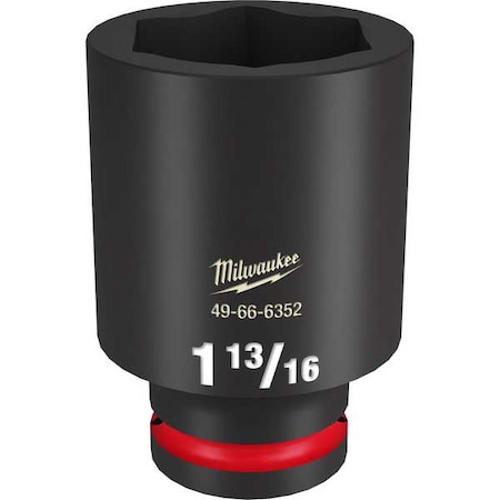 Milwaukee Tool 1-13/16 in. SHOCKWAVE Impact Duty 3/4 in. Drive Deep Well 6 Point Impact Socket 49-66-6352