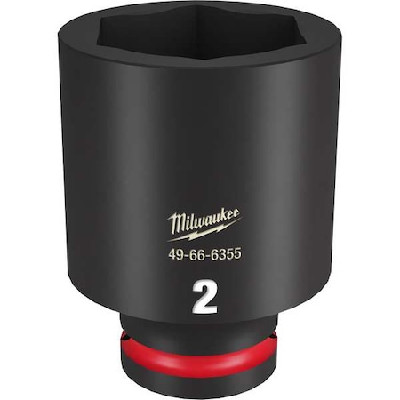 Milwaukee Tool 2 in. SHOCKWAVE Impact Duty 3/4 in. Drive Deep Well 6 Point Impact Socket 49-66-6355