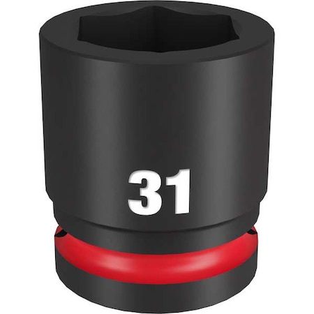 Milwaukee Tool 31mm SHOCKWAVE Impact Duty 3/4 in. Drive Standard 6 Point Impact Socket 49-66-6369