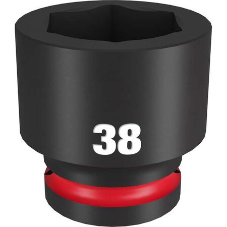 Milwaukee Tool 38mm SHOCKWAVE Impact Duty 3/4 in. Drive Standard 6 Point Impact Socket 49-66-6376