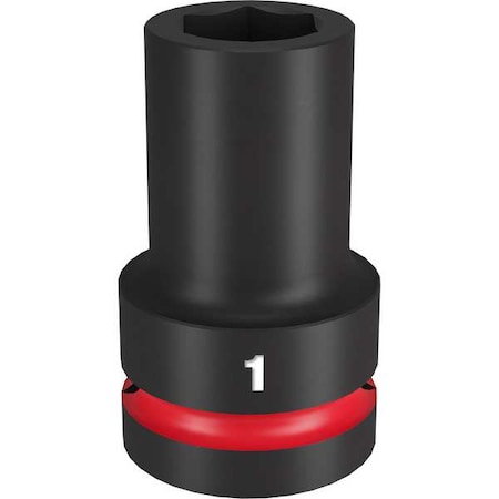 Milwaukee Tool 1 in. SHOCKWAVE Impact Duty 1 in. Drive Deep Well 6 Point Impact Socket 49-66-6504