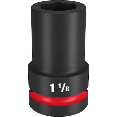 Milwaukee Tool 1-1/8 in. SHOCKWAVE Impact Duty 1 in. Drive Deep Well 6 Point Impact Socket 49-66-6506