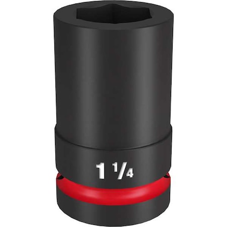 Milwaukee Tool 1-1/4 in. SHOCKWAVE Impact Duty 1 in. Drive Deep Well 6 Point Impact Socket 49-66-6508