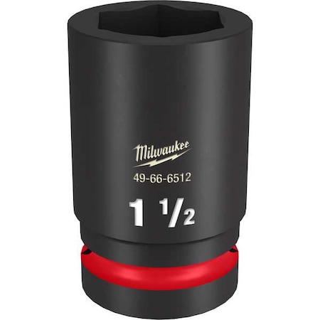 Milwaukee Tool 1-1/2 in. SHOCKWAVE Impact Duty 1 in. Drive Deep Well 6 Point Impact Socket 49-66-6512