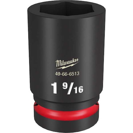 Milwaukee Tool 1-9/16 in. SHOCKWAVE Impact Duty 1 in. Drive Deep Well 6 Point Impact Socket 49-66-6513
