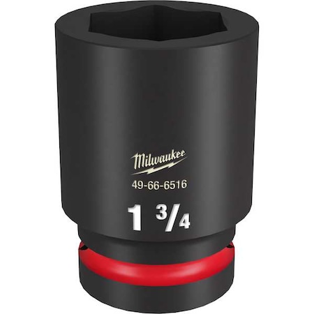 Milwaukee Tool 1-3/4 in. SHOCKWAVE Impact Duty 1 in. Drive Deep Well 6 Point Impact Socket 49-66-6516
