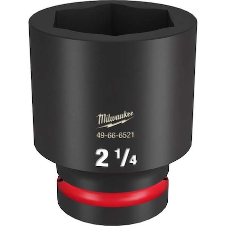 Milwaukee Tool 2-1/4 in. SHOCKWAVE Impact Duty 1 in. Drive Deep Well 6 Point Impact Socket 49-66-6521