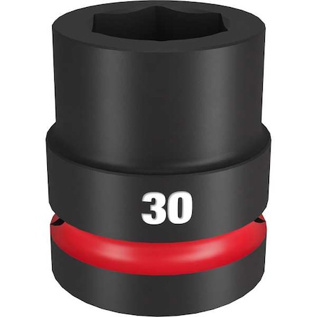 Milwaukee Tool 30mm SHOCKWAVE Impact Duty 1 in. Drive Standard 6 Point Impact Socket 49-66-6595