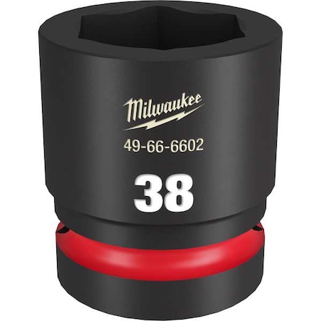 Milwaukee Tool 38mm SHOCKWAVE Impact Duty 1 in. Drive Standard 6 Point Impact Socket 49-66-6602