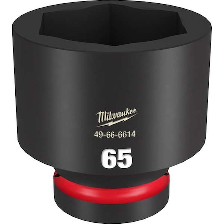 Milwaukee Tool 65mm SHOCKWAVE Impact Duty 1 in. Drive Standard 6 Point Impact Socket 49-66-6614
