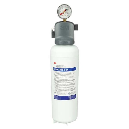 3M Aqua-Pure WaterFiltrationSystem, 0.2micron, 185/8inH ICE160-A020-S-SR