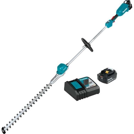 Makita Cordless Battery-Powered Hedge Trimmer Kit, Double-Sided 24 in L Blade, 18V Electric, 18 V XNU02T