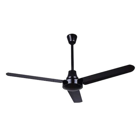 Canarm Industrial DC Fan, CP48D10N, 48inch Fan, 4 ft Blade Dia, 3 Blades, 5 Speeds, 120V AC CP48D10N