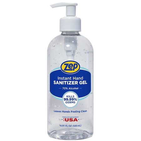 Zep Instant Hand Sanitizer Gel, PK12 355801