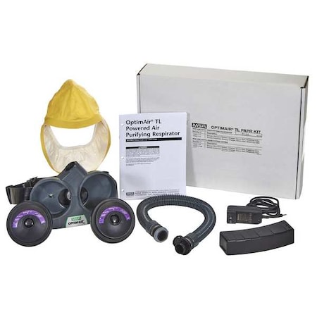 Msa Safety Powered Air Purifying Respirator, Full Hood, Belt-Mount, Universal 10214804