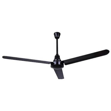 Canarm Industrial DC Fan, CP60DW10N, 60inch Fan, 5 ft Blade Dia, 3 Blades, 5 Speeds, 120V AC CP60DW10N