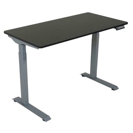 Victor Technology Electric Sit-Stand Desk, 48 in W, Black DC840B