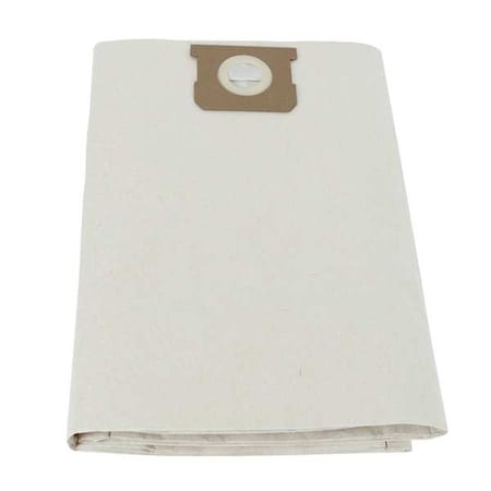 Dayton Vacuum Bags, Fits Dayton Vacuum Brand, Dry, Paper, 2-Ply, Std, 61HW10, 5 PK 61HW10