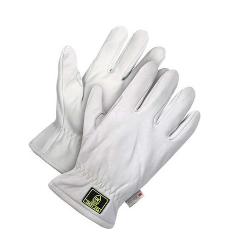 Bdg Cut-Resistant Leather Gloves, Cut Level A5 , M 1 PR 20-9-1871-XL