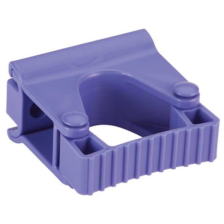 Vikan Tool Wall Bracket, 3 1/4 in L, Purple 10138