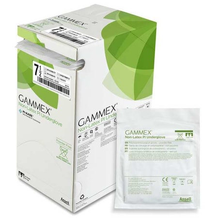 Ansell Gammex(R), Disposable Gloves, Not Applicable Palm, Polyisoprene, Powder-Free, XS ( 6 1/2 ), 50 PK 340055