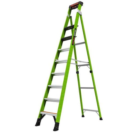 Little Giant Ladders 10 ft Fiberglass Stepladder, 375 lb Capacity 15910-002