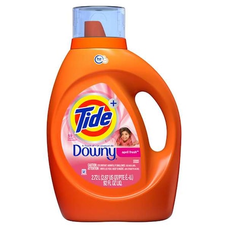 TIDE Laundry Detergent, +Downy, Jug, 92 oz, PK4 87473
