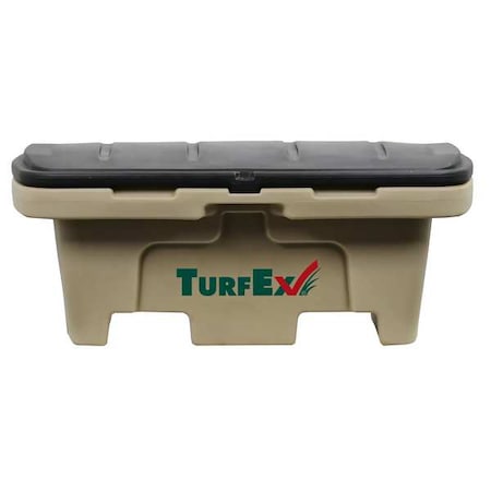 Turfex Storage Container, Polyethylene, Brown, 20 3/4 in H, 33.25 in W 74055